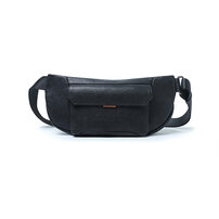 Whatna アンティーク風合い鞣し天 然 牛 革 ボディ斜め掛け 胸バッグ メンズ ワンショルダー 男女兼用 本革 YH8024