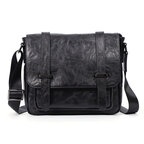 Whatna アンティーク風合い鞣し天 然 牛革 ワンショルダー メンズ ボディ斜め掛け 胸バッグ クラッチ 肩掛け 手提げバッグ ipad 9.7収納可 結婚式 ビジネス フォーマル 冠婚葬祭 N3090