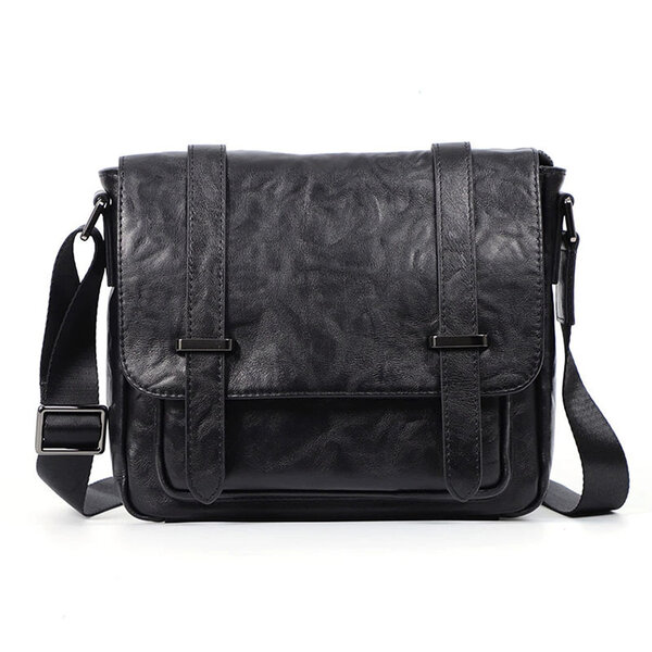 Whatna アンティーク風合い鞣し天 然 牛革 ワンショルダー メンズ ボディ斜め掛け 胸バッグ クラッチ 肩掛け 手提げバッグ ipad 9.7収納可 結婚式 ビジネス フォーマル 冠婚葬祭 N3090元の画像