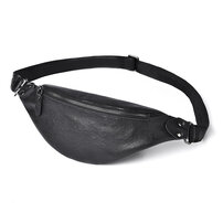 Whatnaアンティーク風合い鞣し天 然 牛 革 ボディ斜め掛け 胸バッグ メンズ ウエストポーチ ワンショルダー 男女兼用 本革 9037