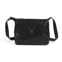 Whatnaアンティーク風合い鞣し天 然 牛革 ショルダーバッグ メンズ 斜め掛けボディ胸バッグA4サイズipad 13収納可 肩掛け 通勤 通学 ビジネスバッグ 小さめメッセンジャーバッグ自転車 かばん男性用 13771