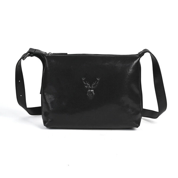 Whatnaアンティーク風合い鞣し天 然 牛革 ショルダーバッグ メンズ 斜め掛けボディ胸バッグA4サイズipad 13収納可 肩掛け 通勤 通学 ビジネスバッグ 小さめメッセンジャーバッグ自転車 かばん男性用 13771元の画像