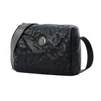 Whatna アンティーク風合い鞣し天 然 牛革 ショルダーバッグ メンズ 斜め掛けボディ胸バッグipad 9.7収納可 肩掛け 通勤 通学 ビジネスバッグ 小さめメッセンジャーバッグ自転車 かばん男性用 ブラック7125