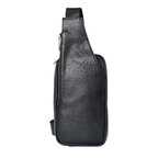 Whatnaアンティーク風合い鞣し天 然牛 革 斜めがけ ボディバッグ ワンショルダー メンズ ウエストポーチ 本革 厚手 レザー7042