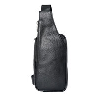 Whatnaアンティーク風合い鞣し天 然牛 革 斜めがけ ボディバッグ ワンショルダー メンズ ウエストポーチ 本革 厚手 レザー7042