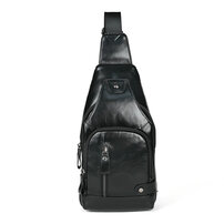 Whatnaアンティーク風合い鞣し天 然牛 革 斜めがけ ボディバッグ ワンショルダー メンズ 本革 厚手 レザーWX8688