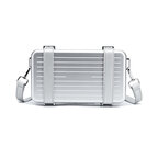 Whatna 3WAY ミニショルダーバッグ メンズ レディース クラッチバッグ 斜め掛け 肩掛け 胸掛け 3室仕切 取り外し可能ストラップ ABS+PC素材 iPad mini対応 軽量 防水 コンパクト 通勤 通学 ビジネス 冠婚葬祭 おしゃれ 男女兼用 ギフト