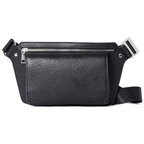 Whatnaアンティーク風合い鞣し天 然牛 革 斜めがけ ボディバッグ ワンショルダーメンズ 本革 厚手 レザー6928