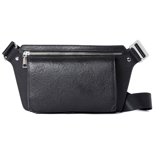 Whatnaアンティーク風合い鞣し天 然牛 革 斜めがけ ボディバッグ ワンショルダーメンズ 本革 厚手 レザー6928元の画像