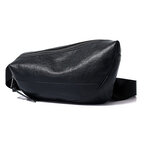 Whatnaアンティーク風合い鞣し天 然牛 革 斜めがけ ボディバッグ ワンショルダーメンズ 本革 厚手 レザー 2712D