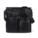 Whatnaアンティーク風合い鞣し天 然牛 革 斜めがけ ボディバッグ ワンショルダーメンズ 本革 厚手 レザー A4サイズ1808