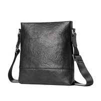 Whatnaアンティーク風合い鞣し天 然 牛革 ショルダーバッグ メンズ 斜め掛けボディ胸バッグ 縦 ペン挿しｘ2Ipad10.5収納可肩掛け ビジネス 通勤 通学 大さめ メッセンジャーバッグ自転車 かばん男性用634