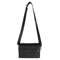 Whatna ボディバッグ メンズ ミニ 2way ショルダーバッグ 胸掛け マグネットフラップ 縦型・横型 選べる2タイプ PUレザー コンパクト 軽量 13×17cm／19×12cm 斜め掛け 肩掛け 通勤 通学 旅行 カジュアル 鞄