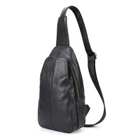 Whatna ボディバッグ メンズ 本革胸掛け 斜め掛け ワンショルダーダーバッグ 2WAY 左右掛け対応 9.7インチクラスのタブレット収納可 植物タンニンなめし牛革 ヴィンテージ 縦型 通勤 通学 旅行