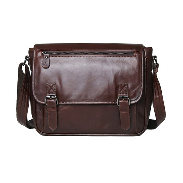 Whatna アンティーク風合い鞣し天 然 牛革 ワンショルダー メンズ 斜めがけボディバッグ クラッチ 肩掛け 手提げ A4サイズ収納可結婚式 ビジネス フォーマル 冠婚葬祭 2049元の画像