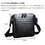 Whatna メンズ ボディバッグ 2WAY ショルダーバッグ 胸バッグ クロコ型押し牛革 斜めがけ ワンショルダー ダブルファスナー 立体デザイン コンパクト 20×8.5×22cm メンズ ショルダーバッグ・メッセンジャーバッグ 1