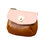 Whatna 小銭入れ メンズ 本革 コインケース ミニ財布 短財布 10×3×8.5cm 牛革 レザー コンパクト 財布 かぶせ式 バイカラー 配色デザイン レトロ 植物タンニンなめし革 カード 小物入れ 男性用 レディース兼用 メンズ ショルダーバッグ・メッセンジャーバッグ 4