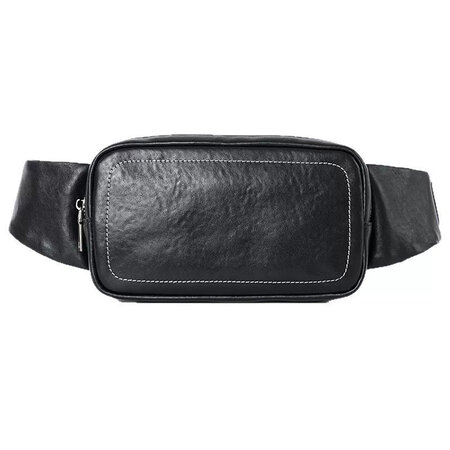 【美品】MCM　ボディバッグ　ウエストバッグ　レザー　本革　ロゴ　ブラック Whatna ボディバッグ メンズ 本革 ミニ 斜めがけ ウエストバッグ