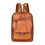 Whatna ボディバッグ メンズ 本革 3WAY 斜めがけ リュックに切替 植物タンニン鞣し牛革 A4サイズ約22×9×31cmブラウン メンズ バックパック・リュック 0